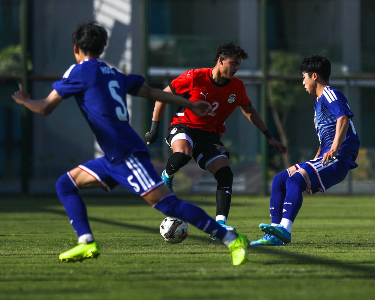 مباراة منتخب مصر مواليد 2009 مع اليابان (9)