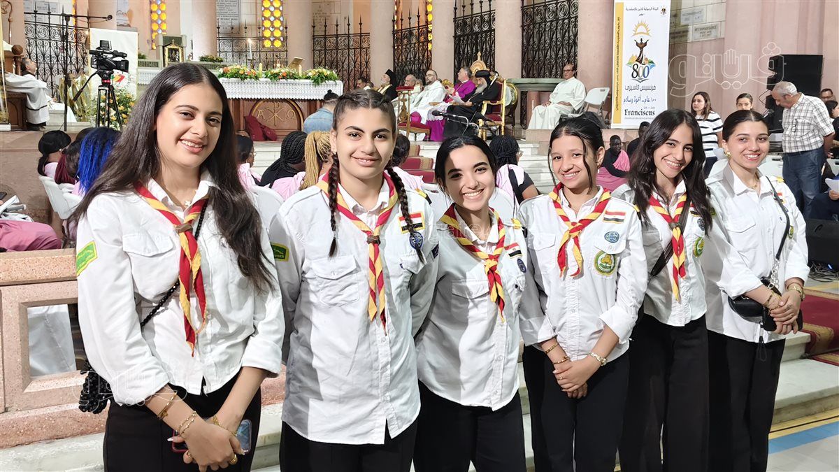 الممر الشرفي لمجموعات النصر الكشفية خلال الاحتفالية