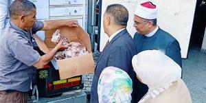 القليوبية تتسلم 4 أطنان من لحوم صكوك الأضاحي
