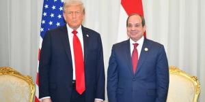 السيسي يوجه الشكر لـ ترامب للمساعدة في حل أزمة سد النهضة