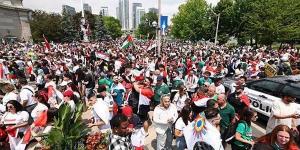 زحف جماهيري عراقي في شوارع كندا قبل مواجهة السنغال الحاسمة بكأس العالم 2026(صور)