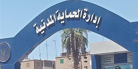 إخماد حريق في مخزن كرتون بمنطقة كوم أوشيم الصناعية بالفيوم