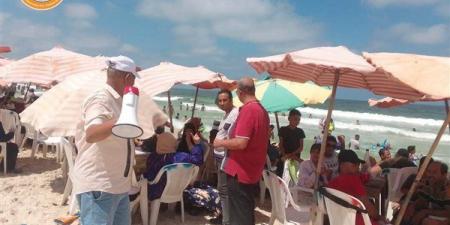 جولات ميدانية على شواطئ الإسكندرية للتأكد من الانضباط والالتزام