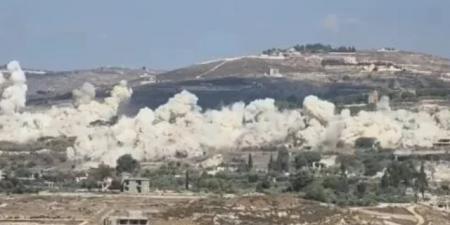 لبنان: تفجيرات إسرائيلية ضخمة في المنصوري وبني حيان وتحليق مسيّر فوق بيروت والضاحية