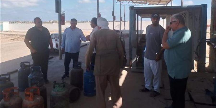 محافظ شمال سيناء يعلن إعادة تشغيل محطة الغاز الصب بالشيخ زويد