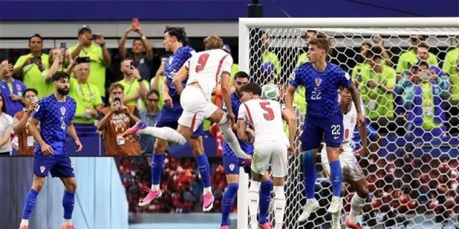 كأس العالم، إنجلترا تعود للتقدم أمام كرواتيا في 60 دقيقة