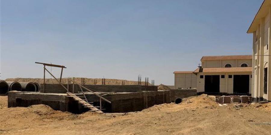 معدلات إنجاز تنفيذ محطة الصرف الصحي بالقاهرة الجديدة