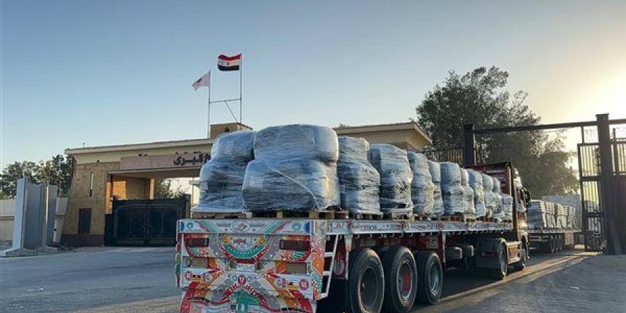 غذاء ودواء ووقود، تفاصيل قافلة «زاد العزة 228» المتجهة إلى غزة