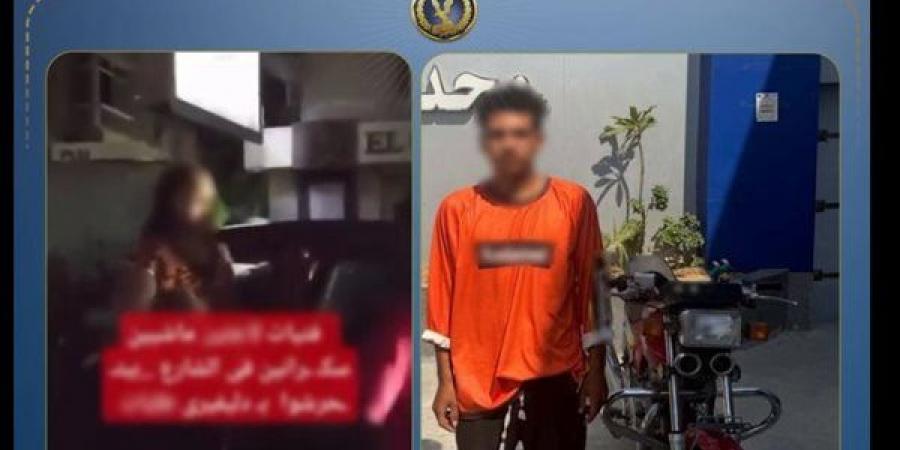مشادة بسبب أولوية المرور تنتهي بتلفيات في سيارة طالبتين بالبساتين (فيديو)